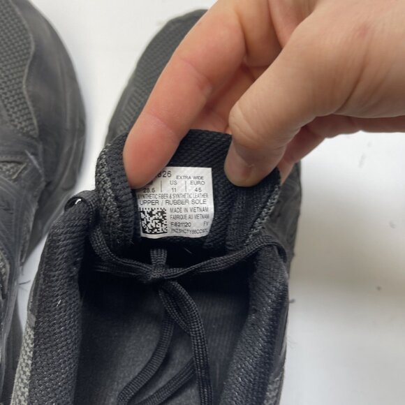 ASICS Men's Gel-Venture 8 Men Sz 11 US Extra Wide Running Shoes Triple Black - Picture 12 of 13